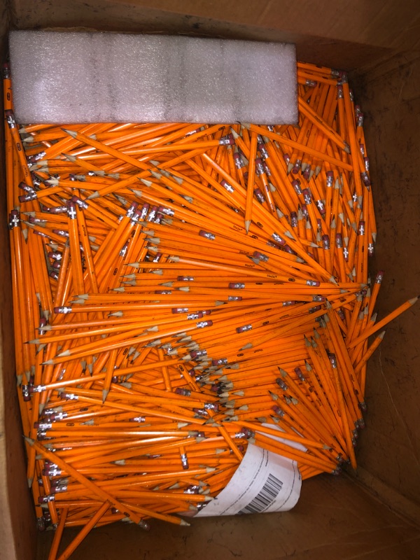 Photo 2 of Madisi Wood-Cased #2 HB Pencils, Yellow, Pre-sharpened, Bulk Pack, 