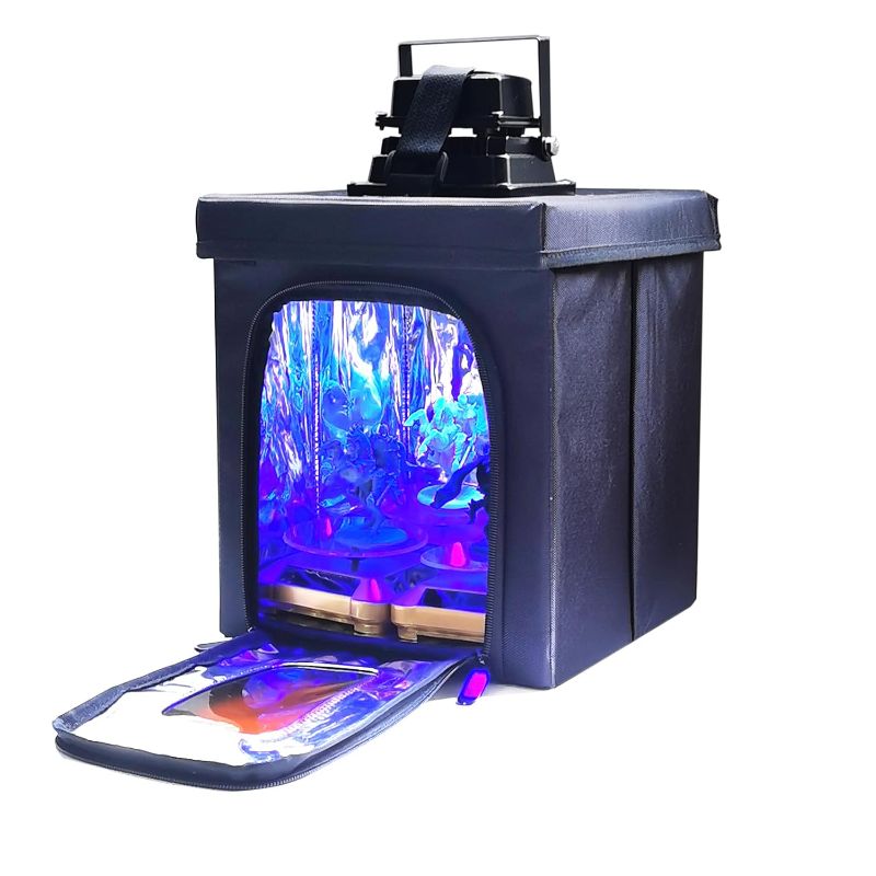 Photo 1 of 3D Printer Resin Curing Station DIY Curing Enclosure with UV Light UV Lamp Solar Turntable for 405nm UV Resin SLA DLP LCD 3D Printer Solidify Model
