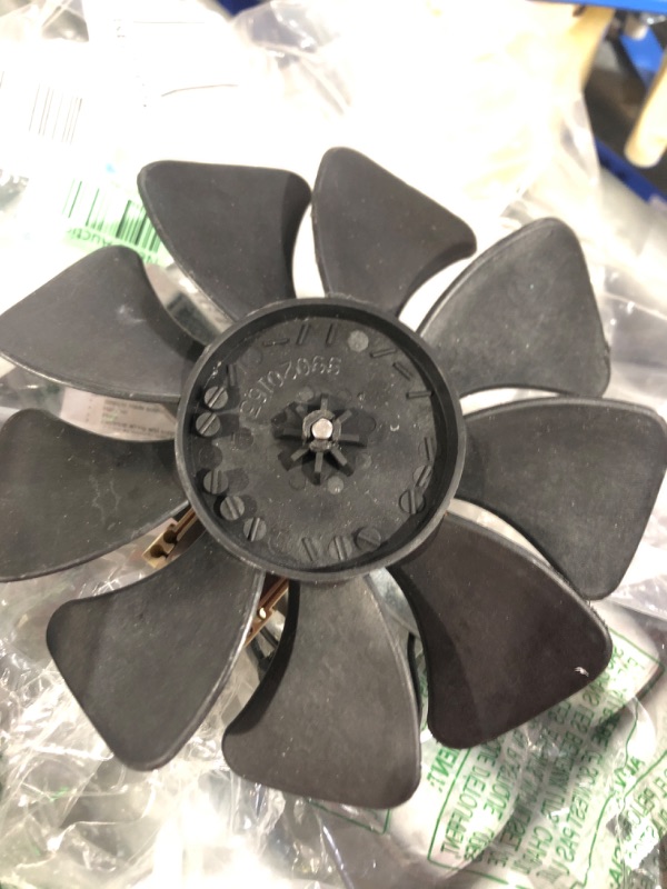 Photo 2 of (used)(may be incomplete)(see all images) Broan-NuTone 505 Exhaust Fan Ventilation Fan, 8.5 Sones, 200 CFM, 8" 8-Inch 180 CFM 6.5 Sones Fan