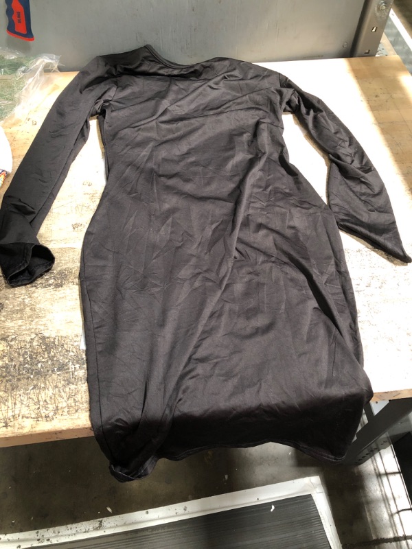 Photo 1 of black dress size 02 with long sleeves