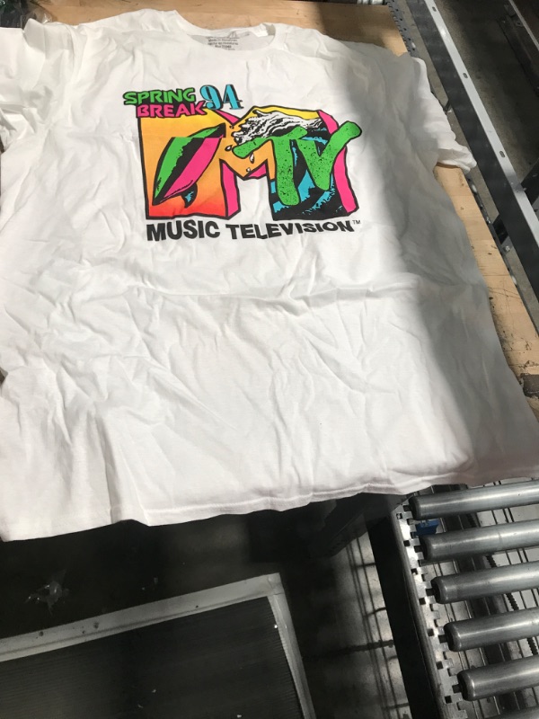 Photo 1 of large white MTV shirt 