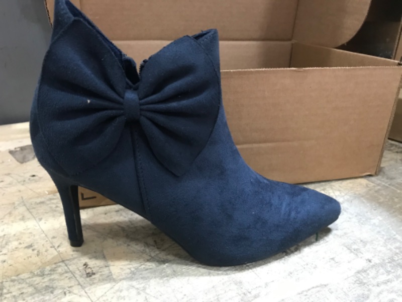 Photo 1 of 7.5 blue bow heels 