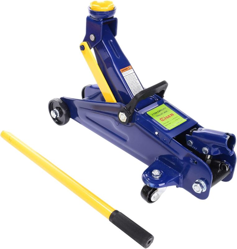 Photo 1 of 2 Ton Heavy Duty Floor Jack,Hydraulic Low Profile Trolley Service Floor Jack,Blue
