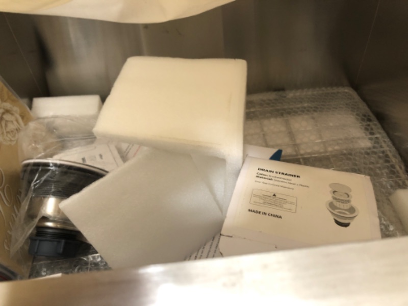 Photo 1 of Undermount Utility Sink 23 Inch - Sarlai 23x19x13 Inch Undermount Utility Sink Rectangular Deep Single Bowl 16 Gauge Stainless Steel Under Counter Kitchen Laundry Tub Utility Sink Basin 23x19x13 inch Stainless Steel