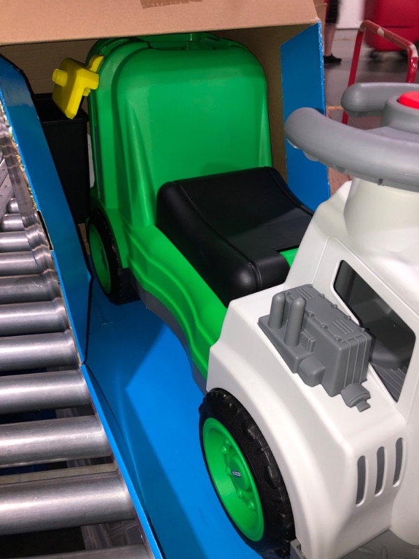 Photo 3 of (READ FULL POST) Little Tikes Dirt Diggers Garbage Truck Scoot Ride On with Real Working Horn and Trash Bin for Themed Roleplay for Boys, Girls, Kids, Toddlers Ages 2 to 5 Years