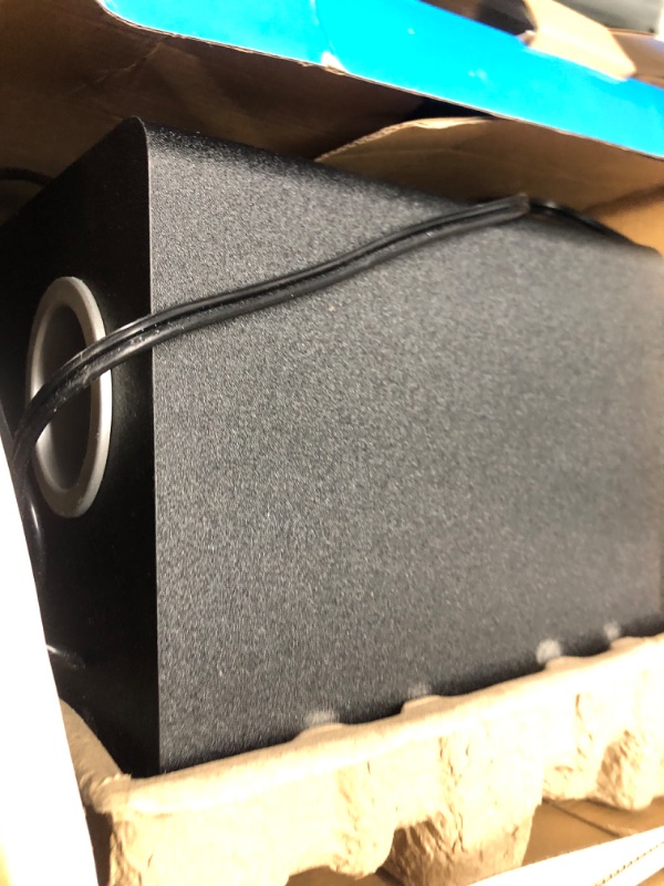 Photo 2 of Cyber Acoustics 62W 2.1 Stereo Speaker with Subwoofer - Great for multimedia laptop or PC computers - perfect for Music, Movies, and Gaming (CA-3610),Black