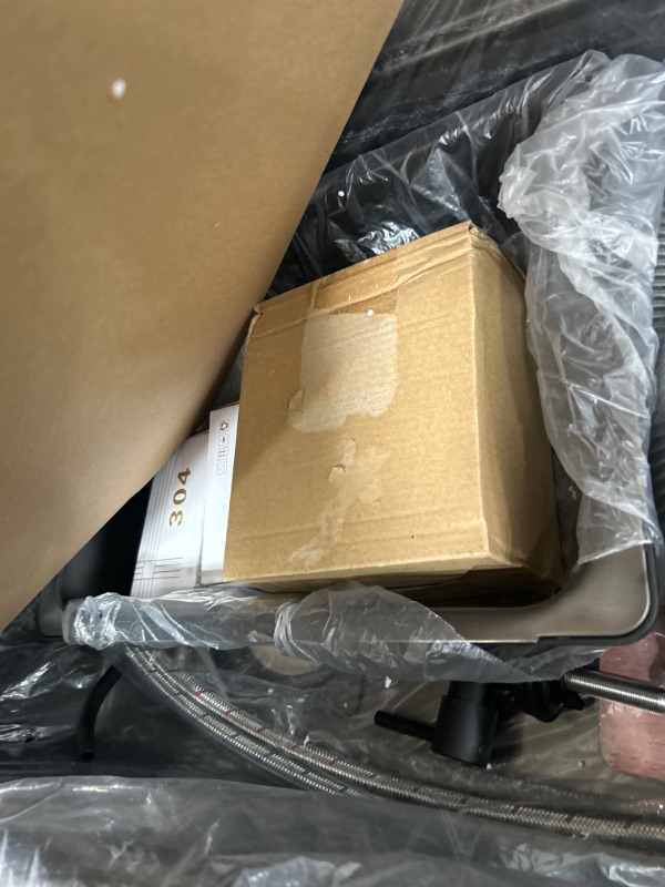 Photo 1 of kitchen sink with waterfall kitchen sink with glass rinser Nano sink stainless steel sink workstation sink With pull-out faucet bottle washer-31.5 Inch waterfall sink 31.5 X 18.1 Inch Sink set