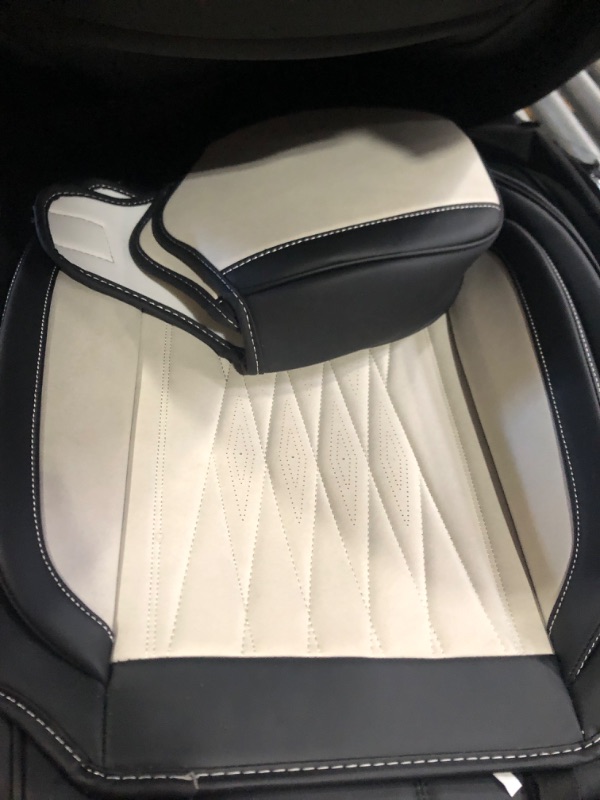 Photo 3 of (see all images) FLORICH Leather Seat Covers, Universal Front Seat Covers, Waterproof Car Seat Protector