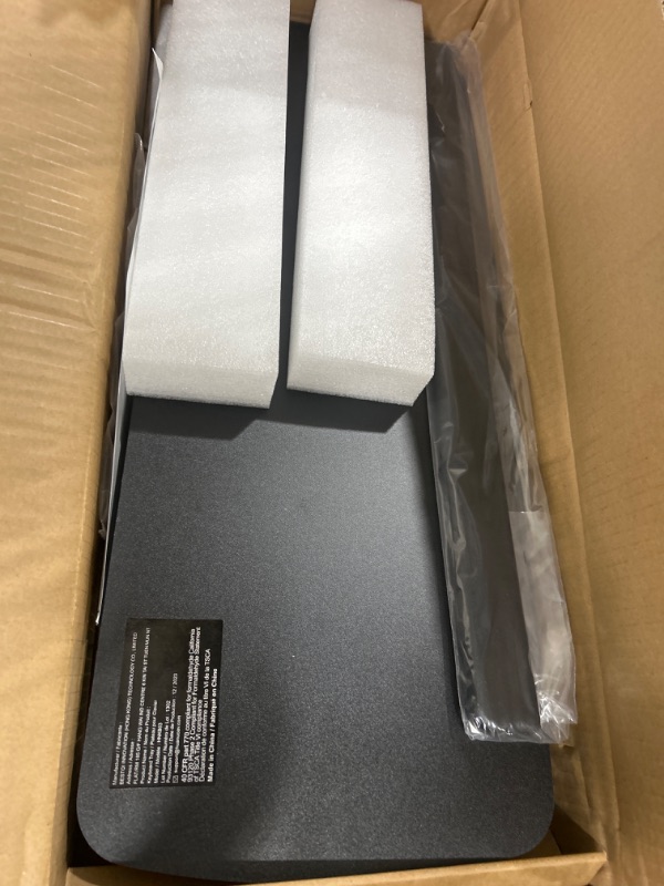 Photo 1 of HUANUO Keyboard Tray Under Desk, 360 Adjustable Ergonomic Sliding Keyboard & Mouse Tray, 25" W x 9.8" D, Black