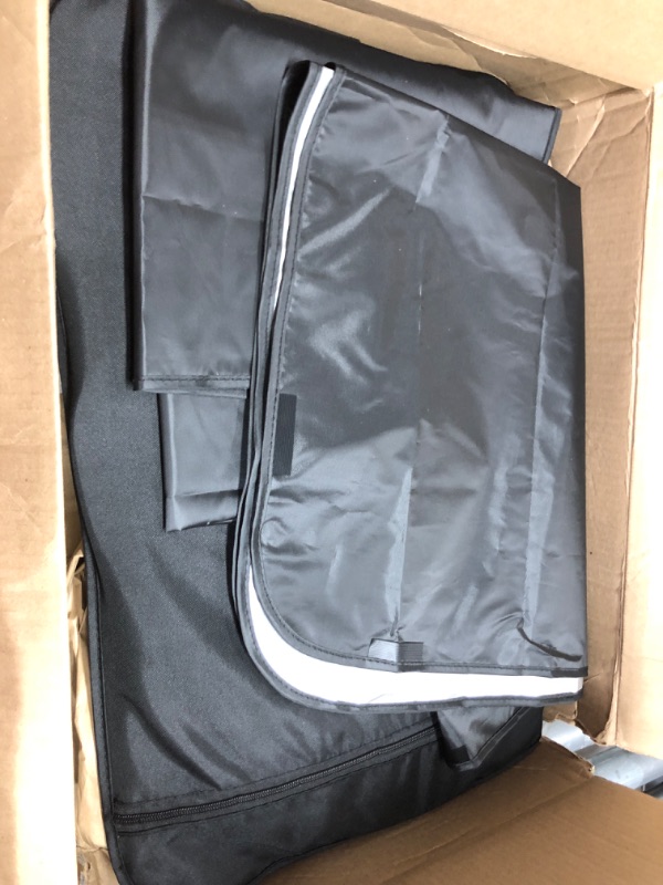 Photo 2 of BASENOR Tesla Model 3 Sunshade Front & Rear Glass Roof Sun Shades with Skylight Reflective Covers Set of 4 (2023 2022 2021 Model 3)