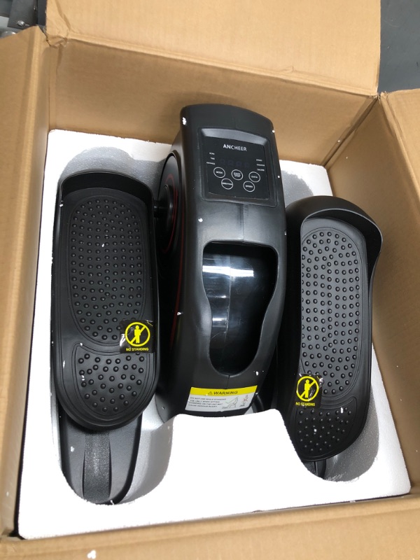 Photo 2 of ***USED - LIKELY MISSING PARTS - UNABLE TO VERIFY FUNCTIONALITY***
ANCHEER Under Desk Elliptical Machine, Electric Seated Pedal Exerciser, Mini Elliptical Machines for Seniors, LCD Display Monitor, Remote Control, Leg Exerciser for Home
