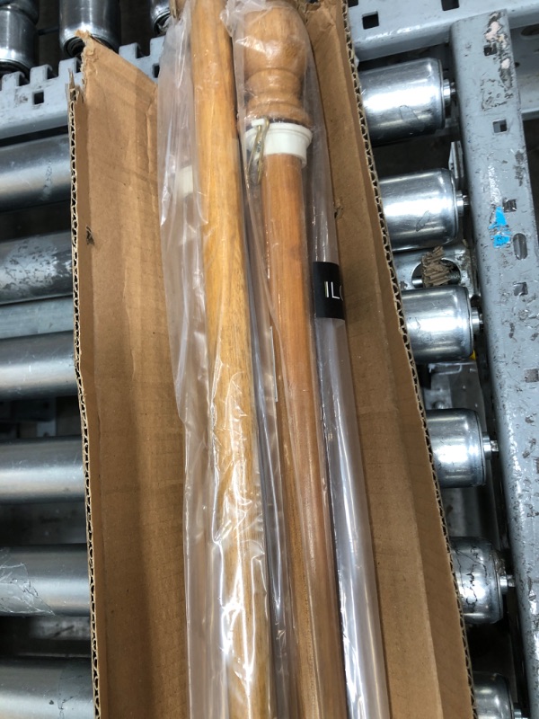 Photo 2 of ***USED - LIKELY MISSING PARTS - UNABLE TO VERIFY FUNCTIONALITY***
ILOT 56" Wooden Flag Pole for House Pack of 4 Improved Design Tangle Free Adjustable Rotating Rings Heavy Duty Flag Poles for Outside Fit All Flag Sizes Double Rotating Rings (Pack of 4)