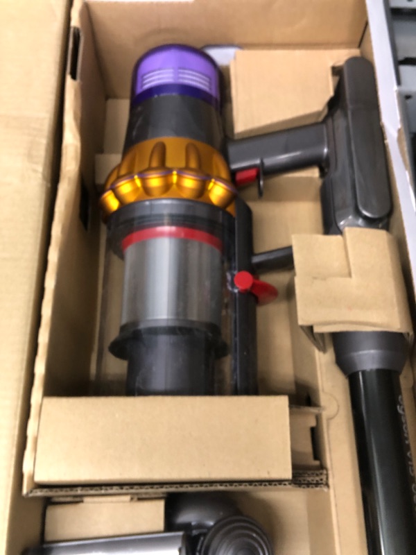 Photo 3 of ****READ****
**NON REFUNDABLE NO RETURNS SOLD AS IS**PARTS ONLY**Dyson V15 Detect Cordless Vacuum Cleaner, Yellow/Nickel