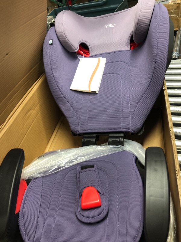 Photo 2 of Britax Highpoint Backless Belt-Positioning Booster Seat, SafeWash Purple Ombre