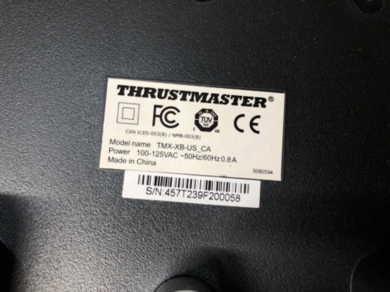 Photo 7 of ***USED AND DIRTY - DOESN'T POWER ON WHEN PLUGGED IN - UNABLE TO TROUBLESHOOT***
Thrustmaster TMX Force Feedback Racing Wheel (Xbox Series X/S,One,PC) Black Thrustmaster TMX Force Feedback Racing Wheel wheel