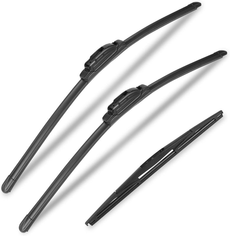 Photo 1 of MIKKUPPA 24"+18"+14" Windshield Wiper Kit - Replacement for 2009-2013 Subaru Forester - U/J Hook All Season Wiper Blades, Pack of 3
