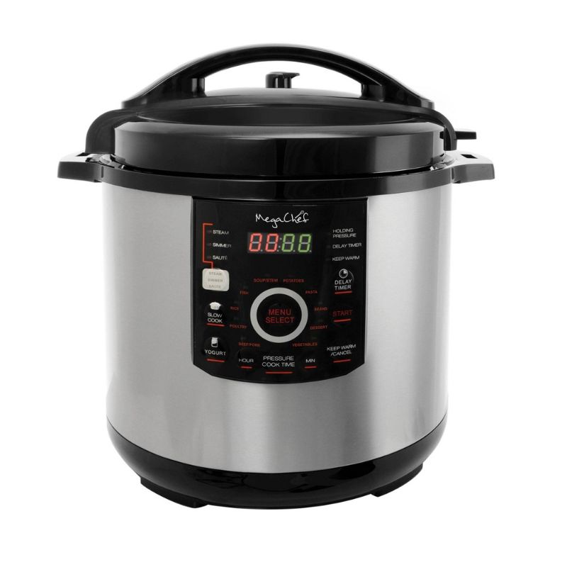 Photo 1 of Megachef 12-Quart Digital Pressure Cooker, 17" X 15"
