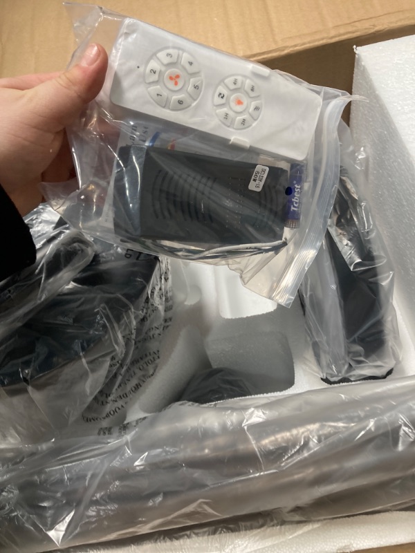 Photo 1 of Industrial 66" Large Ceiling Fan with Light & Remote Control in Black & Walnut Wood Color, 6 Blades 6-speed Low Profile Ceiling Fan Fixture, for Kitchen Bedroom Living Room Patio Indoor Outdoor Walnut & Black