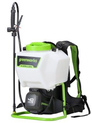 Photo 1 of **READ NOTES**Greenworks 40V Cordless Backpack Sprayer (4 Gallon / 5 Tips / 25 FT Spray) For Weeding, Spraying, and Cleaning, 2.0Ah 