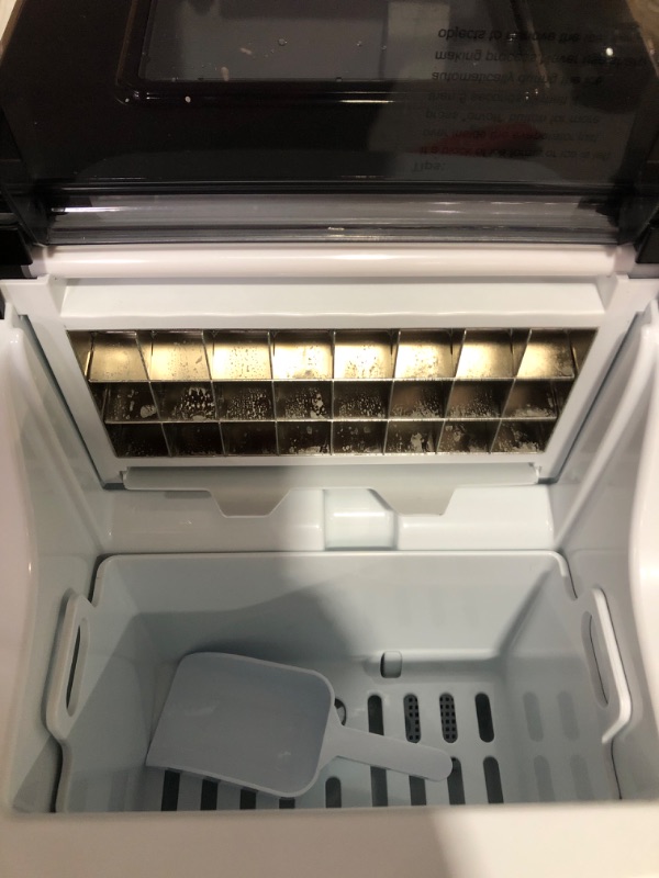 Photo 4 of (fan does not work)(sold for parts)Euhomy Ice Maker Machine Countertop, 2 Ways to Add Water,45Lbs/Day 24 Pcs Ready in 13 Mins