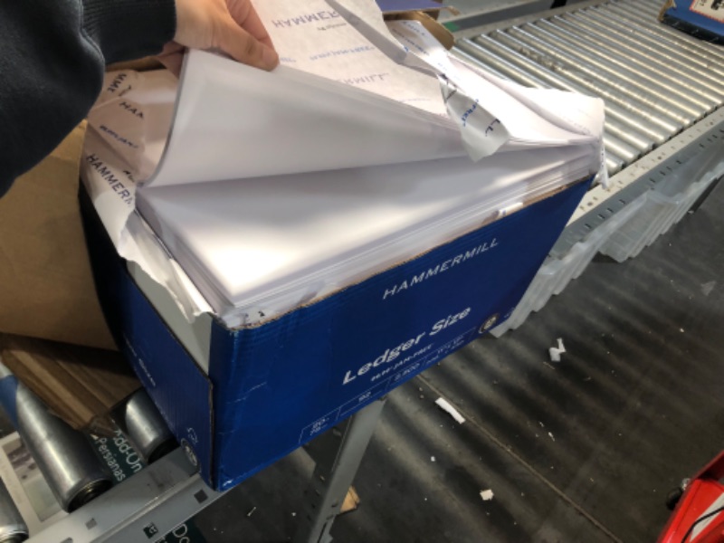 Photo 1 of Hammermill Printer Paper, 20 lb Copy Paper, 11 x 17 - 5 Ream (2,500 Sheets) - 92 Bright, Made in the USA, 105023C 5 Ream | 2500 Sheets Ledger (11x17) Paper
