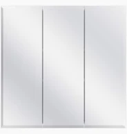 Photo 5 of 
30-3/8 in. W x 30-3/16 in. H Rectangular Frameless Surface-Mount Tri-View Bathroom Medicine Cabinet with Mirror