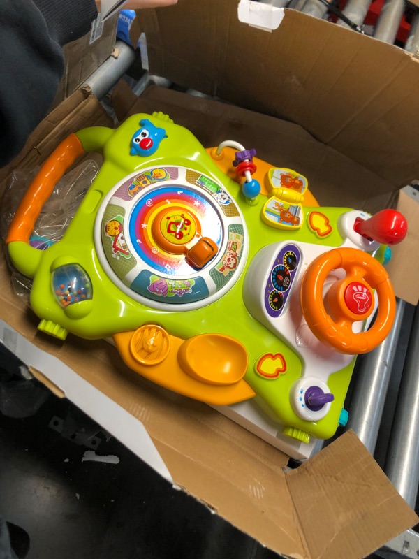 Photo 1 of iPlay, iLearn 3 in 1 Baby Walker Sit to Stand Toys, Kids Activity Center, Toddlers Musical Fun Table, Lights and Sounds, Learning, Birthday Gift for 9, 12, 18 Months, 1, 2 Year Old, Infant, Boy, Girl