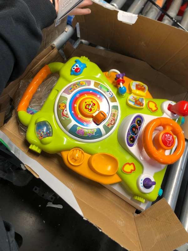 Photo 1 of iPlay, iLearn 3 in 1 Baby Walker Sit to Stand Toys, Kids Activity Center, Toddlers Musical Fun Table, Lights and Sounds, Learning, Birthday Gift for 9, 12, 18 Months, 1, 2 Year Old, Infant, Boy, Girl