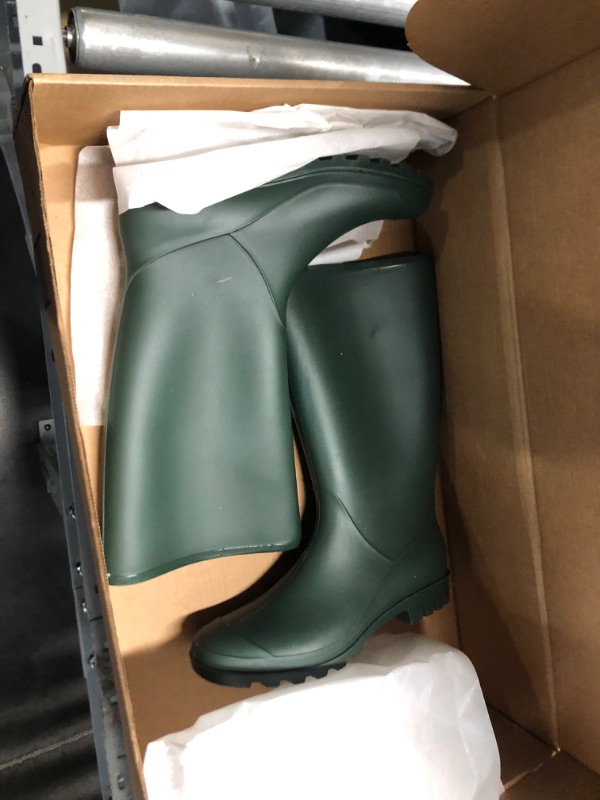 Photo 1 of Hunter Play Tall Sherpa Insulated Boots for Women Offers Rubber Construction, Calf-Length Design, and Round Toe Design 9