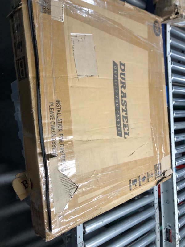 Photo 1 of Food Prep Stainless Steel Table - DuraSteel 30 x 36 Inch Metal Table Cart - Commercial Workbench with Caster Wheel - NSF Certified - For Restaurant, Warehouse, Home, Kitchen, Garage 30" x 36" Table + 4 Casters Table