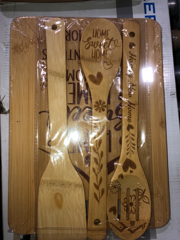 Photo 2 of (NON-REFUNDABLE) Mom Gifts, Birthday Gifts for Mom from Daughter Son, Cutting Board with Utensil Set Gift for Mother, Christmas Mothers Day Gifts for New Mom, Kitchen Gifts RECIPE FOR A MOM