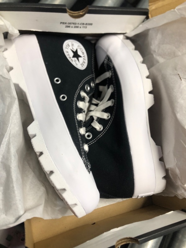 Photo 2 of Converse Chuck Taylor All Star High Lugged Black/White/Black 565901C Women's Size 7 Medium