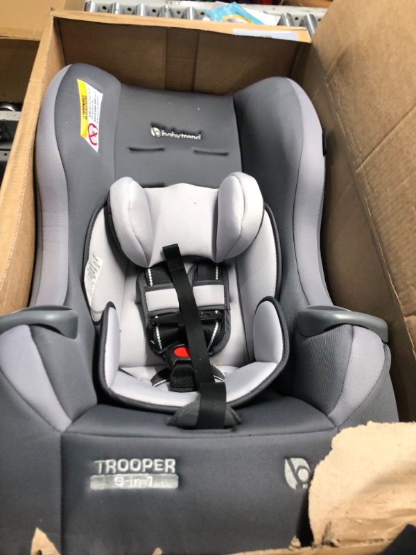 Photo 3 of Baby Trend Trooper 3-in-1 Convertible Car Seat, Dash Grey