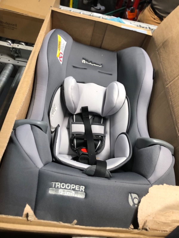 Photo 4 of Baby Trend Trooper 3-in-1 Convertible Car Seat, Dash Grey