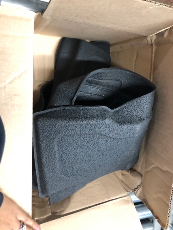 Photo 2 of USED**SMARTLINER All Weather Protection Custom Fit Black 2nd Row Rugged Rubber Floor Liner Compatible with 2020-2024 Polaris RZR Pro R/Turbo R/Pro XP