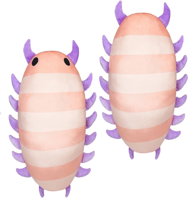 Photo 1 of Cute Long Centipede Plush Toy, 20Inch Adorable Millipede Stuffed Animal, Centipede Boby Pillow 