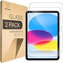 Photo 1 of **TWO PACK**Mr.Shield Screen Protector for iPad 10th Generation, (iPad 10 2022 10.9 inch) [Tempered Glass] [2-PACK] Screen Protector