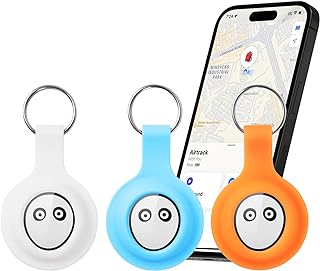 Photo 1 of Apple MFI Certified HY-Tag 3 Pack, Luggage Tracker Key Finder, Bluetooth Tracker for Wallet, Bicycle, Motorcycle and More, Anti-Lost Tag with Silicone Holder, Works with Apple Find My (iOS only)