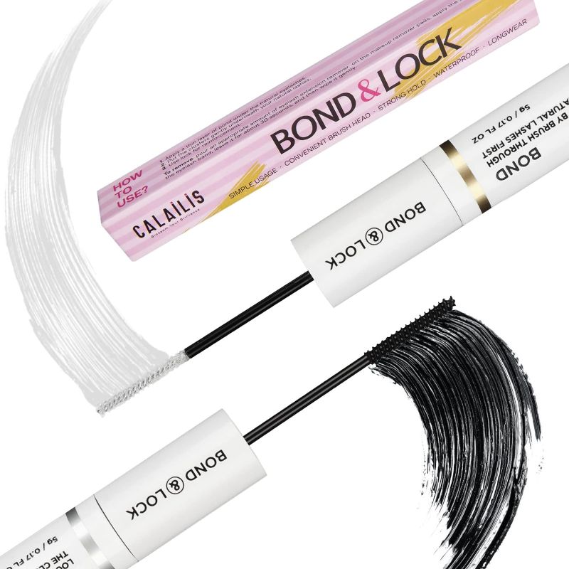 Photo 1 of Lash Bond and Seal, CALAILIS Cluster Lash Glue for Lash Clusters Strong Hold and Long Lasting 72 Hours Bond and Seal Lash Glue Waterproof Non-irritating Suitable for Sensitive Eyelash Glue