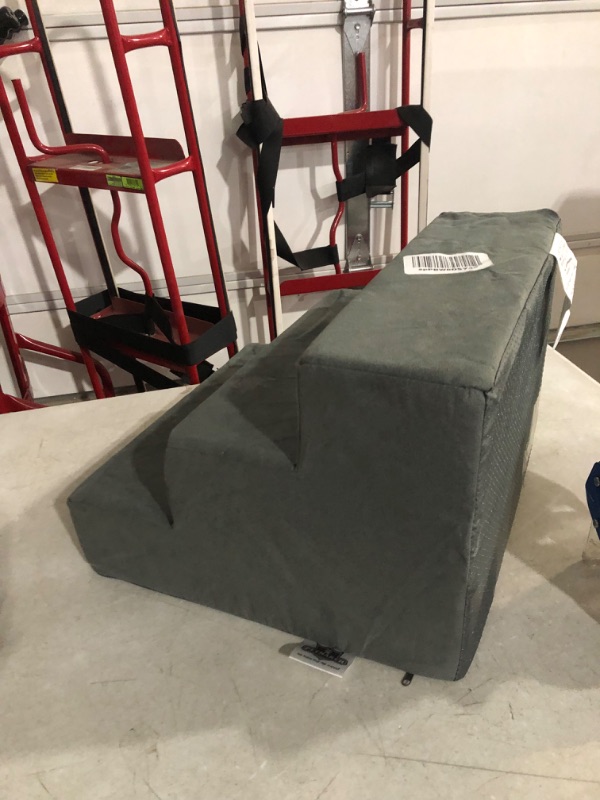 Photo 2 of 3-Step Pet Stairs - Nonslip Foam Gray
