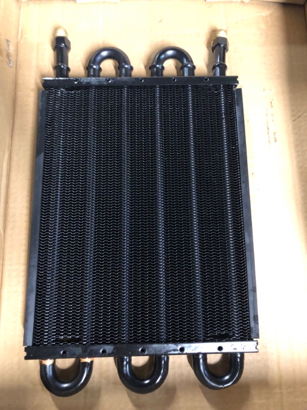 Photo 4 of Derale 13316 Series 7000 Tube and Fin Cooler Core , Black