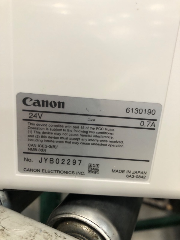 Photo 5 of Canon imageFORMULA R40 Receipt Edition Office Document Scanner