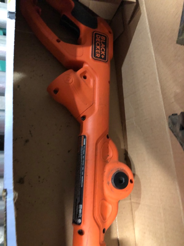 Photo 2 of **PARTS ONLY NON REFUNDABLE**
BLACK+DECKER String Trimmer with Auto Feed, Electric, 6.5-Amp, 14-Inch (BESTA510)