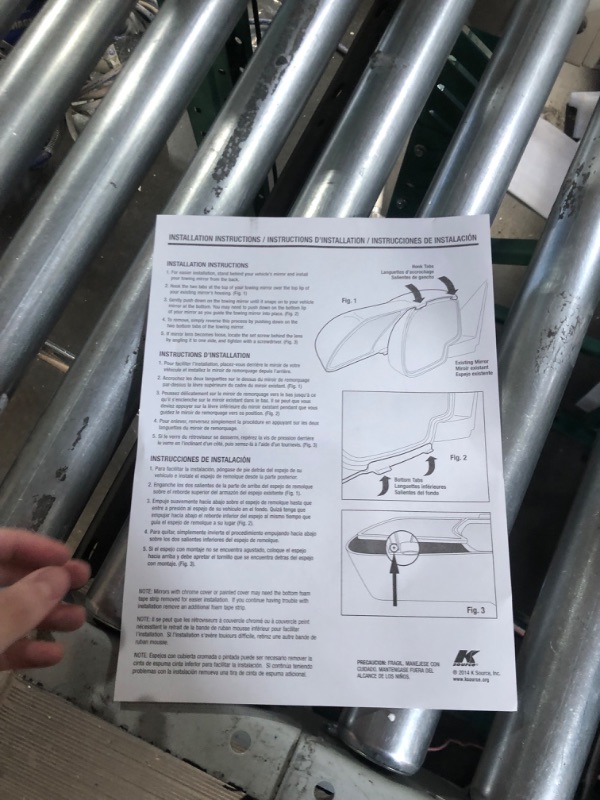 Photo 2 of Fit System 81850 Snap and Zap Tow Mirror Pair, (2015 - 2020)