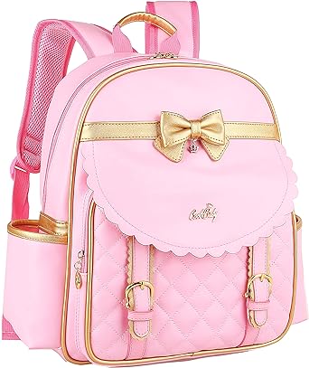 Photo 1 of Gazigo Children Princess Waterproof PU Backpack for Girls Elementary School Girl Bookbags