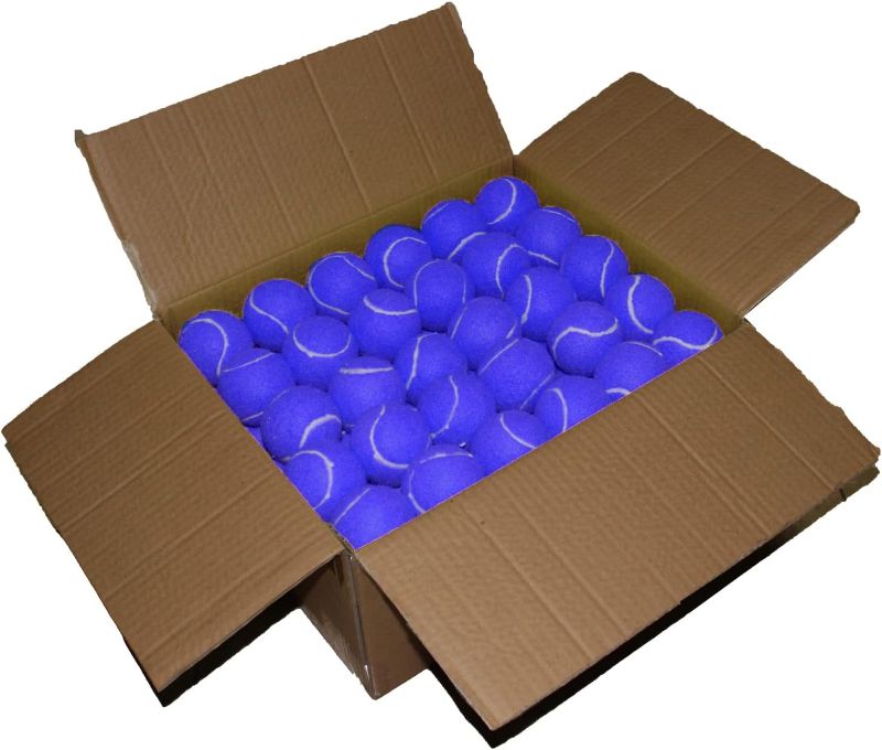 Photo 1 of Tennis Balls, 90 Pack Training Tennis Balls Practice Balls, Pet Dog Playing Balls