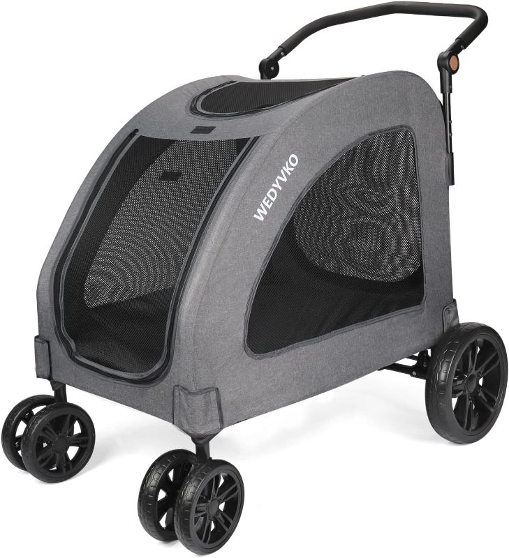 Photo 1 of Dog Stroller for Large Giant Dogs - Upto 120 lbs Pet Jogger Wagon, Tr