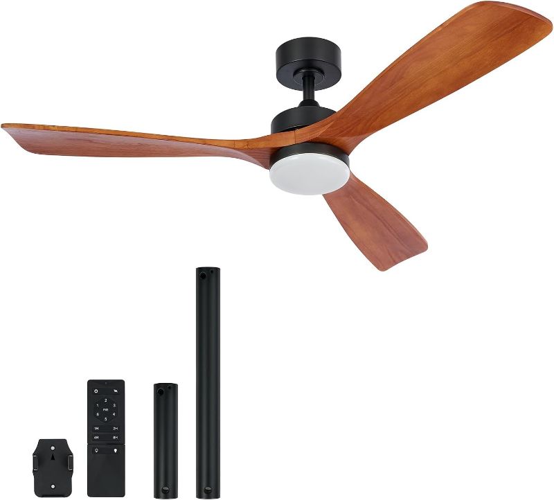 Photo 1 of VONLUCE Ceiling Fans with Lights, 52 Inch Outdoor Ceiling Fan with Remote