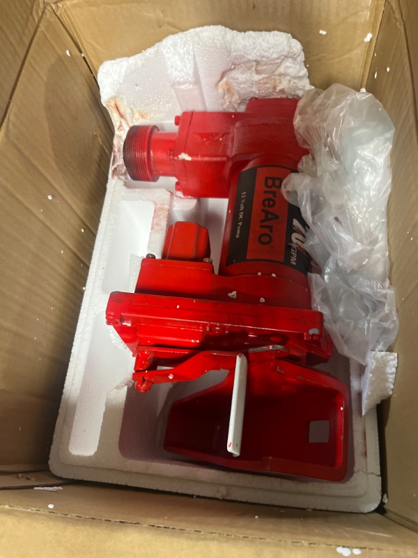 Photo 3 of Fuel Transfer Pump, 20 GPM High Flow 12 Volt DC pump, Cast Iron Gas Heavy Duty Transfer Pump for Gasoline, Diesel, Kerosene, Ethanol Blends, Methanol Blends, and biodiesel (Pump Only) 20 GPM Pump Only