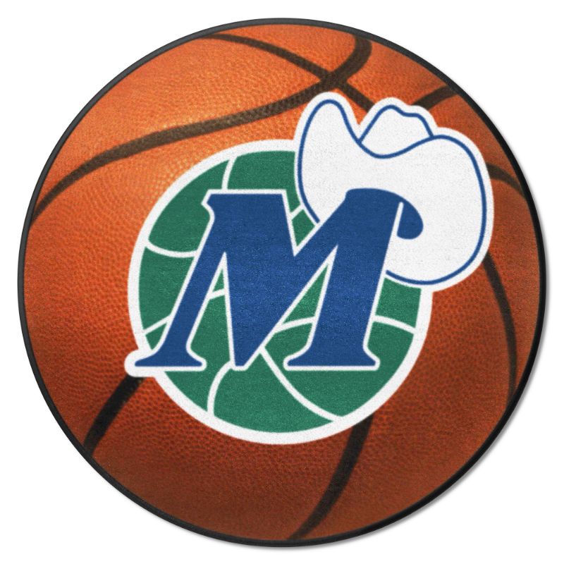 Photo 1 of FANMATS 35264 NBA Retro Dallas Mavericks Starter Mat Accent Rug - 19in. x 30in.